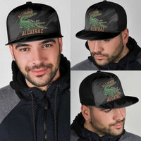 Alligator Alcatraz Mesh Trucker Cap ICE With A Bite - Wonder Print Shop