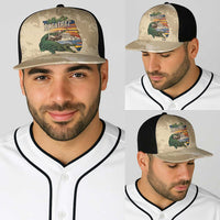Alligator Alcatraz Retro Baseball Net Cap The Swamp - Wonder Print Shop