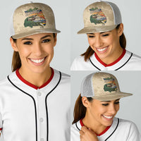 Alligator Alcatraz Retro Baseball Net Cap The Swamp - Wonder Print Shop