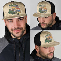 Alligator Alcatraz Retro Mesh Trucker Cap The Swamp - Wonder Print Shop