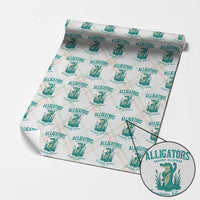 Alligators Against Alcatraz Wrapping Paper Roll Everglades Florida for Human Rights - Wonder Print Shop
