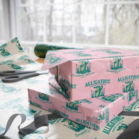 Alligators Against Alcatraz Wrapping Paper Roll Everglades Florida for Human Rights - Wonder Print Shop