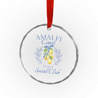 Amalfi Coast Crystal Glass Ornament Sorrento Italy Vacation Gift - Wonder Print Shop