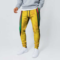 Amazon Warriors Guyana Cricket Jogger Pants Ready For Glory Yellow Version - Wonder Print Shop