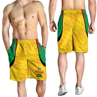 Amazon Warriors Guyana Cricket Shorts for Men Ready For Glory Yellow Version - Wonder Print Shop