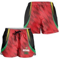 Amazon Warriors Guyana Cricket Shorts for Women Ready For Glory Red Version - Wonder Print Shop