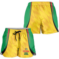 Amazon Warriors Guyana Cricket Shorts for Women Ready For Glory Yellow Version - Wonder Print Shop
