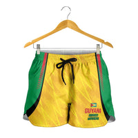 Amazon Warriors Guyana Cricket Shorts for Women Ready For Glory Yellow Version - Wonder Print Shop
