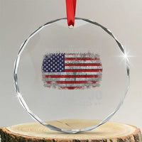 America Turns 250 I Turn 30 Crystal Glass Ornament Vintage 1996 30th Birthday 250th Anniversary USA 30 Year Old Gift