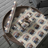 America Turns 250 I Turn 50 1976 50th Birthday Wrapping Paper Roll Compact Classic Off-road SUV