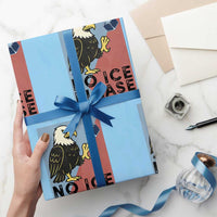American Eagle No Ice Please Wrapping Paper Roll Minnesota Protest Support Gift