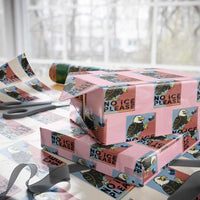American Eagle No Ice Please Wrapping Paper Roll Minnesota Protest Support Gift