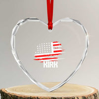 American Flag Kirk Heart Crystal Glass Ornament Distressed Patriotic Team Charlie Tribute - Wonder Print Shop