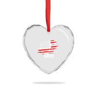 American Flag Kirk Heart Crystal Glass Ornament Distressed Patriotic Team Charlie Tribute - Wonder Print Shop