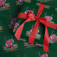 American Football Sprinkles Ice Cream Drip Field Goal Wrapping Paper Roll - Wonder Print Shop