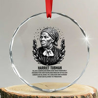 American Hero Harriet Tubman Crystal Glass Ornament Black History Leader Gift - Wonder Print Shop