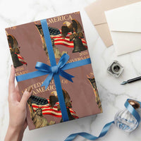 America's 250th Anniversary Wrapping Paper Roll United States Of America 250th Independence Day Freedom - Wonder Print Shop