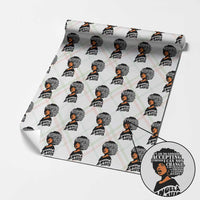 Angela Davis Inspirational Quote Wrapping Paper Roll I Am No Longer Accepting The Things I Cannot Change - Wonder Print Shop