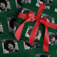 Angela Davis Wrapping Paper Roll Raise Your Voice Revolutionary Power Liberation - Wonder Print Shop