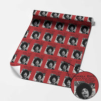 Angela Davis Wrapping Paper Roll Raise Your Voice Revolutionary Power Liberation - Wonder Print Shop