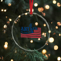 Antifa Fascism Patriotic Crystal Glass Ornament Antifascist Statue of Liberty TS14