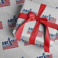 Antifa Fascism Patriotic Wrapping Paper Roll Antifascist Statue of Liberty - Wonder Print Shop