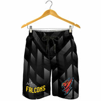 Antigua and Barbuda Cricket Shorts for Men Falcons Flying High - Wonder Print Shop