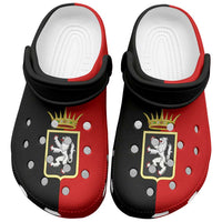 Aosta Valley Italy Clogs Shoes Flag Color Inspiration - Wonder Print Shop