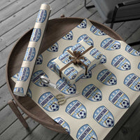 Argentina Soccer Football Wrapping Paper Roll Argentinian Football Game Day Supporter