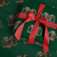 Army Military Dad Combat Boots American Flag Wrapping Paper Roll - Wonder Print Shop