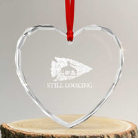 Arrowhead Hunter Native American Heart Crystal Glass Ornament Relic Hunter Ancient Artifacts Collection