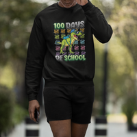 100th Day Of School Smarter Cool Dinosaur Boy Sweatshirt - Wonder Print Shop