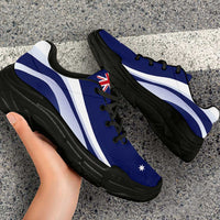 Australia Chunky Sneakers Flag-Inspired Curve Style