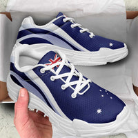 Australia Chunky Sneakers Flag-Inspired Curve Style