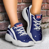 Australia Chunky Sneakers Flag-Inspired Curve Style