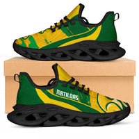 Australia Matildas Soccer Clunky Sneakers Go Aussie Kangaroo Marble Curve Stylized - Wonder Print Shop