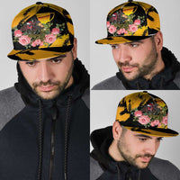 Australia Melbourne Cup Day Snapback Cap Horse Racing Trophy With Roses - Wonder Print Shop