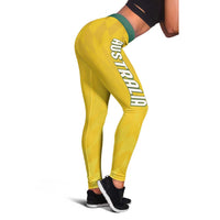Australia Socceroos Leggings 2026 Forever Golden - Wonder Print Shop