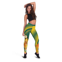 Australia Socceroos WC2026 Leggings Golden Champions - Wonder Print Shop