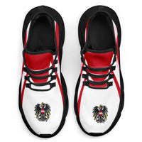 Austria Football Clunky Sneakers Flag-Inspired Curve Style