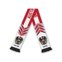Austria Football Nations 2026 Soccer Scarf Sporty Pattern