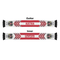 Austria Football Nations 2026 Soccer Scarf Sporty Pattern