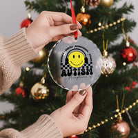 Autism Acceptance Crystal Glass Ornament Advocate Educate Accomodate Include Special Education TS02