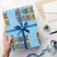 Autism Acceptance Special Education Teacher Wrapping Paper Roll Au Some Teacher