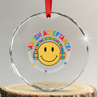 Autism Awareness Acceptance Crystal Glass Ornament Special Education Teacher Kids TS02