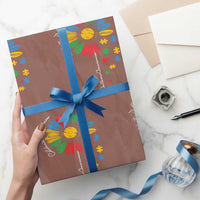 Autism Awareness Celebrate Differences Wrapping Paper Roll Sunflower Puzzle Pieces