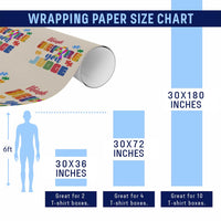 Autism Awareness Wrapping Paper Roll Think Before You Judge Autistic Support - Wonder Print Shop