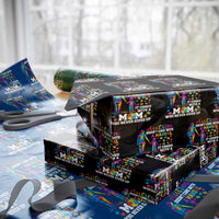 Autism Mom Wrapping Paper Roll Who Never Gives Up Family Support Autistic - Wonder Print Shop