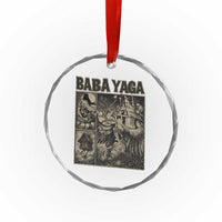 Baba Yaga House Crystal Glass Ornament Slavic Folklore Russia Fairy Tale Horror Fans TS10