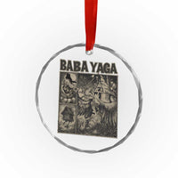 Baba Yaga House Crystal Glass Ornament Slavic Folklore Russia Fairy Tale Horror Fans TS10